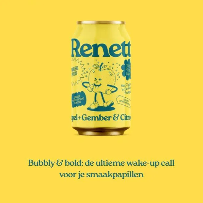 Renett Appel + Gember & Citroen - 33cl